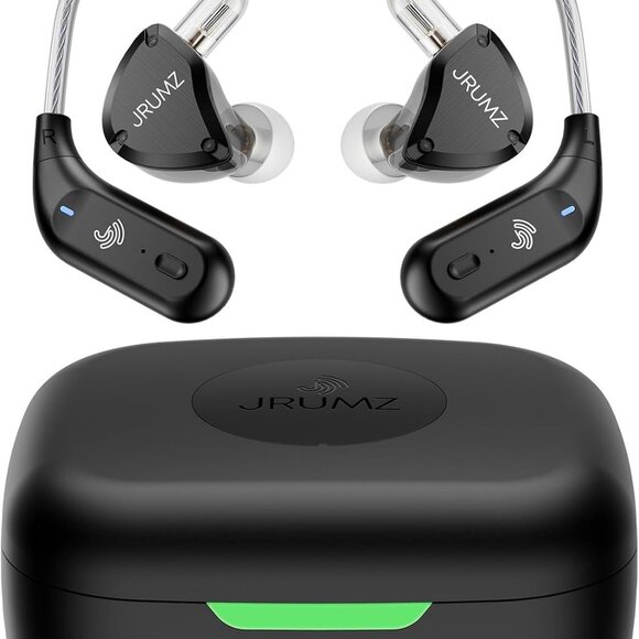NIB. Jrumz XP02 Wireless IEM Lightweight Earphones w/Detachable Cables - Picture 6 of 9